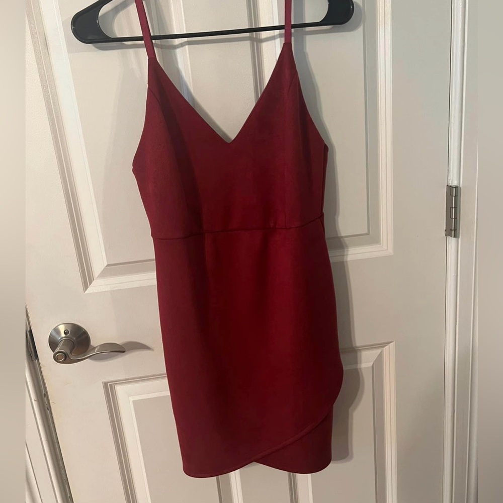 Maroon Mini Dress - Formal or Clubbing